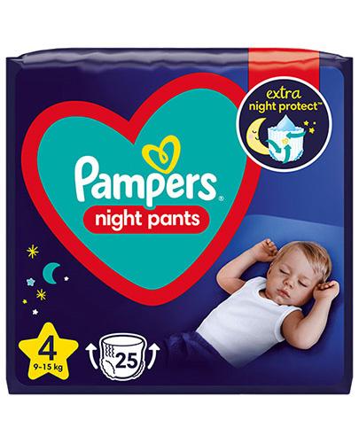  Pampers Night Pants 4 Pieluchomajtki 9 - 15 kg, 25 szt., cena, opinie, właściwości - Apteka internetowa Melissa  