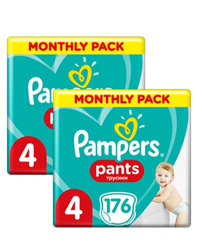 PAMPERS PANTS 4 MAXI Pieluchomajtki 9-15 kg - 2 x 176 szt. - Apteka internetowa Melissa
