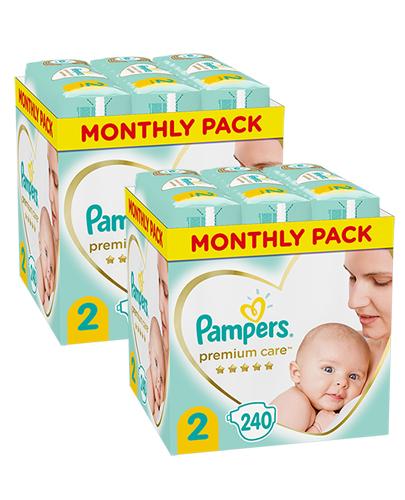 PAMPERS PREMIUM CARE 2 MINI Pieluchy 4-8 kg - 2 x 240 szt. - Apteka internetowa Melissa