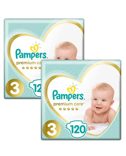 PAMPERS PREMIUM CARE 3 MIDI Pieluchy 6-10 kg - 2 x 120 szt. - Apteka internetowa Melissa