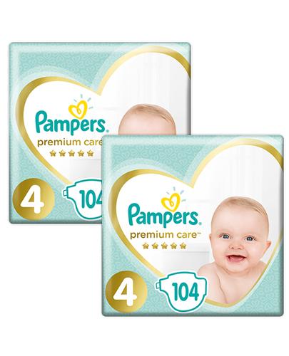 PAMPERS PREMIUM CARE 4 MAXI Pieluchy 8-14 kg - 2 x 104 szt. - Apteka internetowa Melissa