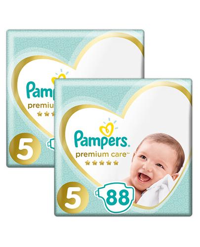 PAMPERS PREMIUM CARE 5 JUNIOR Pieluchy 11-18 kg - 2 x 88 szt. - Apteka internetowa Melissa