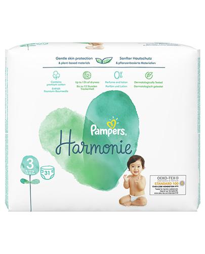  Pampers Pure Harmonie 3 pieluchy midi 6-10 kg, 31 szt., cena, opinie, wskazania - Apteka internetowa Melissa  