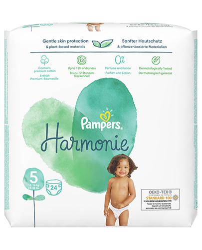 Pampers Pure Harmonie 5 pieluchy junior 11-16 kg, 24 szt., cena, opinie, stosowanie
