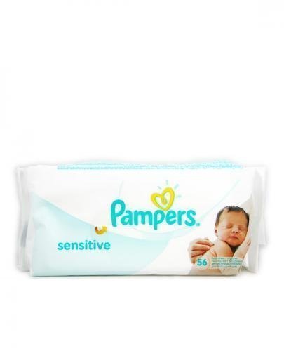 PAMPERS SENSITIVE Chusteczki pielęgnacyjne - 56 szt. - Apteka internetowa Melissa
