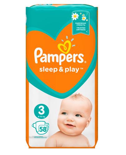 PAMPERS SLEEP&PLAY 3 MIDI 4-9 kg Pieluchy - 58 szt. - Apteka internetowa Melissa