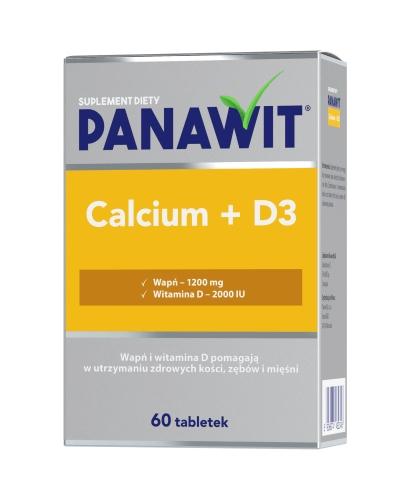 PANAWIT Calcium + D3 - 60 tabl. Wapń +D3 - cena, opinie, dawkowanie - Apteka internetowa Melissa  