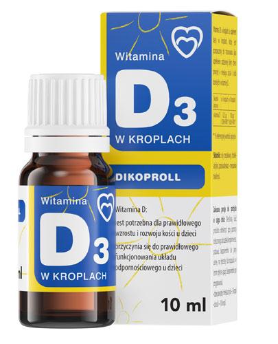 Panawit Dikoproll Witamina D3 w kroplach - 10 ml - cena, opinie, właściwości - Drogeria Melissa