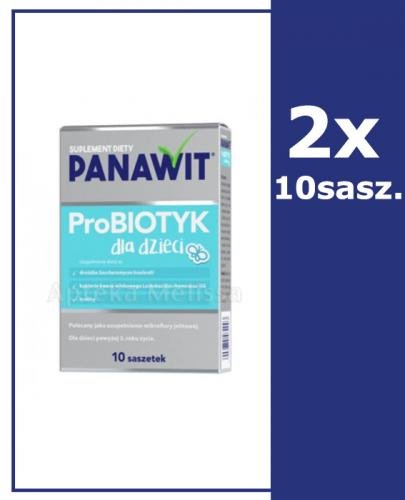  PANAWIT Probiotyk dla dzieci - 2 x 10 sasz. - Apteka internetowa Melissa  