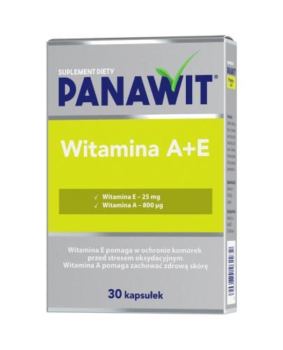 PANAWIT Witamina A+E - 30 kaps.- cena, opinie, stosowanie