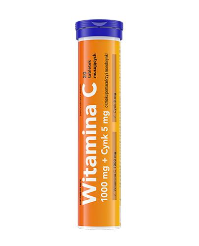  Panawit Witamina C 1000 mg + Cynk 5 mg Smak pomarańczy i mandarynki - 20 tabl. - Apteka internetowa Melissa  