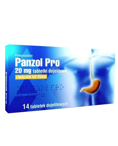  PANZOL PRO 20 mg, 14 tabl., na refluks, zgagę, cena, opinie, wskazania - Apteka internetowa Melissa  