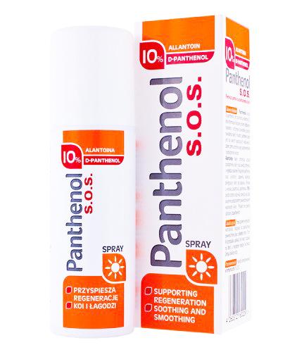 Panthenol 10% S.O.S Spray - 130 g Na podrażnienia słoneczne - cena, opinie, właściwości  - Apteka internetowa Melissa  