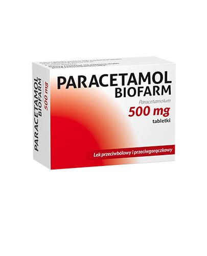  PARACETAMOL BIOFARM 500 mg - 10 tabl. - Apteka internetowa Melissa  
