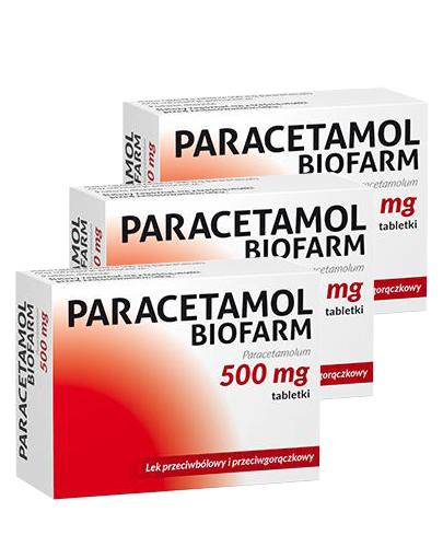  PARACETAMOL BIOFARM 500 mg - 3 x 10 tabl. - Apteka internetowa Melissa  