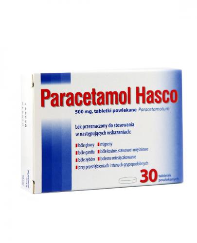  PARACETAMOL HASCO 500 mg, 30 tabletek - Apteka internetowa Melissa  