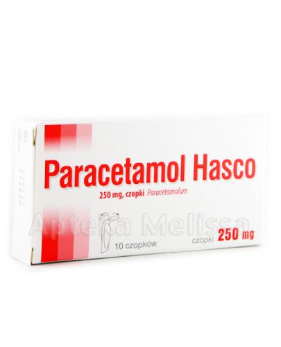  PARACETAMOL HASCO Czopki doodbytnicze 250 mg - 10 szt. - Apteka internetowa Melissa  