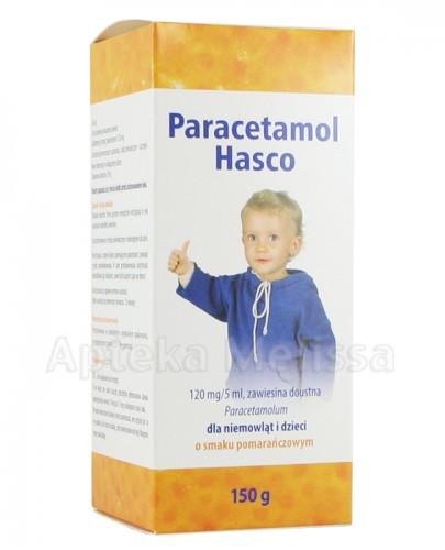 PARACETAMOL HASCO Zawiesina dla niemowląt i dzieci o smaku pomarańczowym 120 mg/5ml - 150 g - Apteka internetowa Melissa