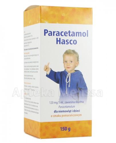  PARACETAMOL HASCO Zawiesina dla niemowląt i dzieci o smaku pomarańczowym 120 mg/5ml  - 150 g - Apteka internetowa Melissa  