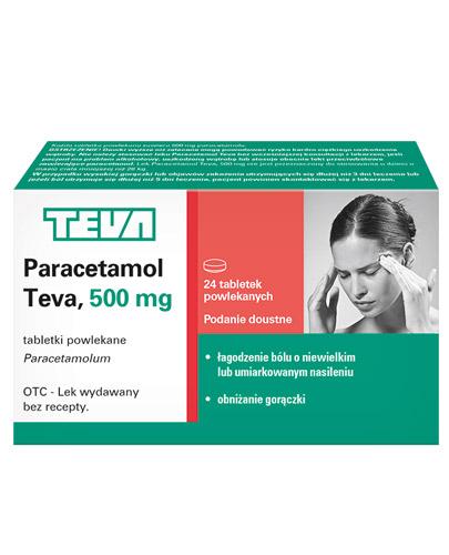  Paracetamol Teva 500 mg - 24 tabl.- cena, opinie, wskazania - Apteka internetowa Melissa  