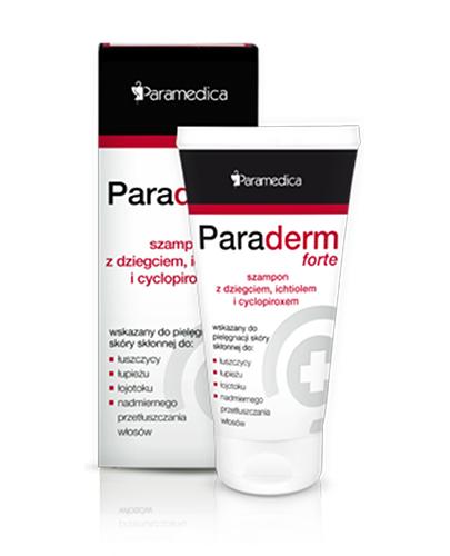 Paraderm forte Szampon z dziegciem, ichtiolem i cyclopiroxem - 150 g - cena, opinie, właściwości