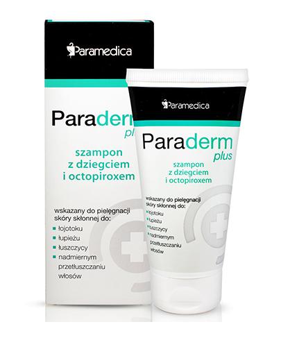 PARADERM PLUS Szampon z dziegciem sosnowym i octopiroxem - 150 ml
