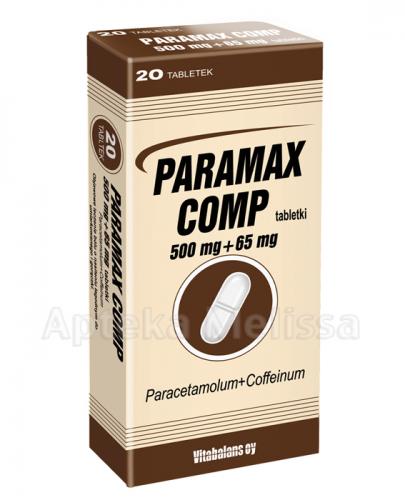 PARAMAX COMP PARACETAMOL - 20 tabl. - Apteka internetowa Melissa