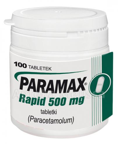  PARAMAX RAPID PARACETAMOL 500 mg - 100 tabl. - Apteka internetowa Melissa  