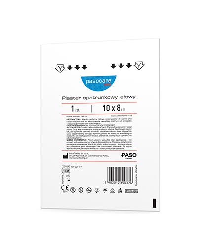 Pasocare Med Plaster opatrunkowy jałowy 10 cm x 8 cm, 1 szt. - cena, opinie, właściwości