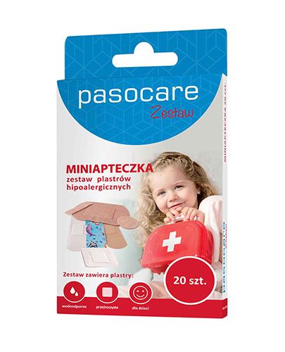 Pasocare Miniapteczka Zestaw plastrów hipoalergicznych - 20 szt. - cena, opinie, właściwości 