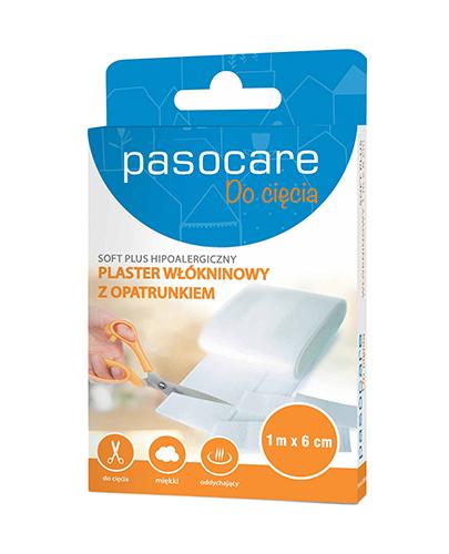 Pasocare Soft Plus Hipoalergiczny plaster włókninowy z opatrunkiem 1 m x 6 cm - 1 szt. Na drobne rany - cena, opinie, stosowanie