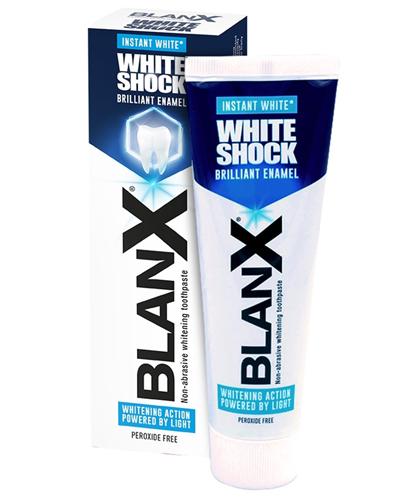  BLANX WHITE SHOCK Pasta do zębów - 75 ml - cena, opinie, właściwości - Apteka internetowa Melissa  