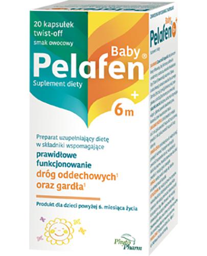 PELAFEN BABY 6+ Smak owocowy - 20 kaps. - wzmacnia odporność - cena, dawkowanie, opinie - Apteka internetowa Melissa