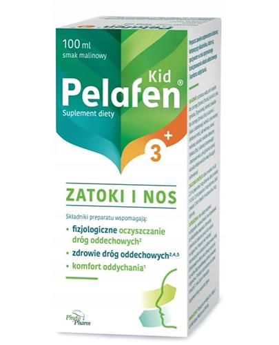  Pelafen Kid Zatoki i Nos 3 + Smak malinowy - 100 ml - cena, opinie, dawkowanie - Apteka internetowa Melissa  