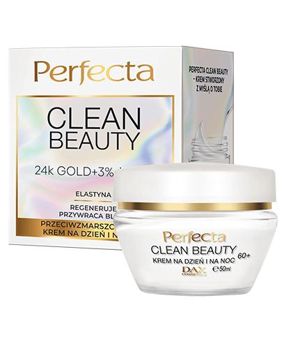  Perfecta Clean Beauty Przeciwzmarszczkowy krem na dzień i na noc 60+, 50 ml, cena, opinie, właściwości - Apteka internetowa Melissa  