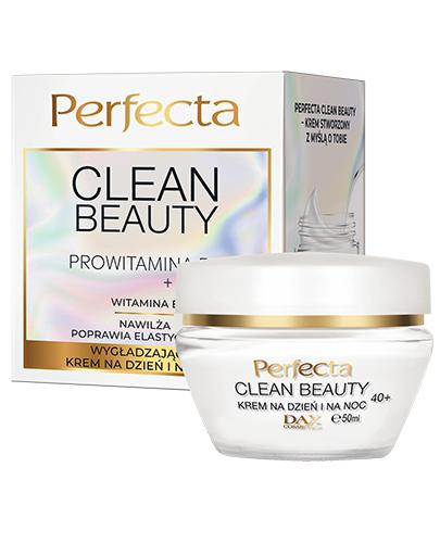  Perfecta Clean Beauty Wygładzający krem na dzień i na noc 40+, 50 ml, cena, opinie, stosowanie - Apteka internetowa Melissa  