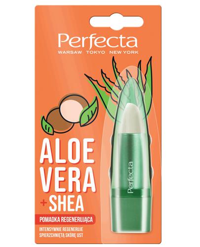  Perfecta Pomadka odżywcza do ust Aloe vera + Masło shea - 5 g - cena, opinie, skład - Apteka internetowa Melissa  