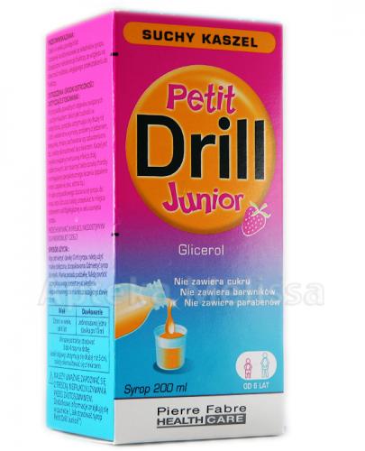  PETIT DRILL JUNIOR  - 200 ml - syrop na suchy kaszel - cena, opinie, dawkowanie  - Apteka internetowa Melissa  