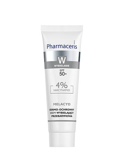 PHARMACERIS W MELACYD Dermo-ochronny krem wybielający przebarwienia na dzień SPF50+ - 30 ml - Apteka internetowa Melissa