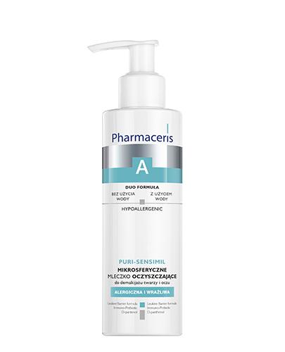PHARMACERIS A PURI-SENSIMIL Mikrosferyczne mleczko oczyszczające do demakijażu - 190 ml - Apteka internetowa Melissa