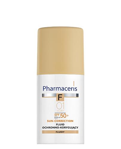 PHARMACERIS F Fluid ochronno-korygujący SPF50+ 01 ivory - 30 ml - Drogeria Melissa
