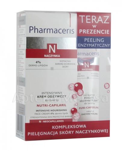 PHARMACERIS N NUTRI CAPILARIL Intensywny krem odżywczy do twarzy - 50 ml + PHARMACERIS N PURI CAPEELING Delikatny peeling enzymatyczny do twarzy - 30 ml - Apteka internetowa Melissa