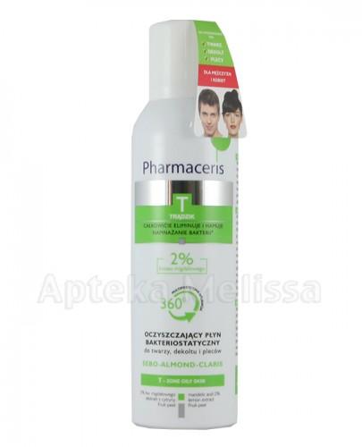PHARMACERIS T SEBO-ALMOND-CLARIS Oczyszczający płyn bakteriostatyczny w sprayu do twarzy, dekoltu i pleców - 150 ml - Apteka internetowa Melissa