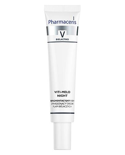 PHARMACERIS V VITI-MELO NIGHT Krem repigmentacyjny zmniejszający obszar plam bielaczych - 40 ml - Apteka internetowa Melissa