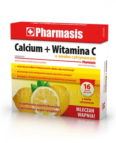  PHARMASIS Calcium + Witamina C o smaku cytrynowym - 16 tabl. musujących - Apteka internetowa Melissa  