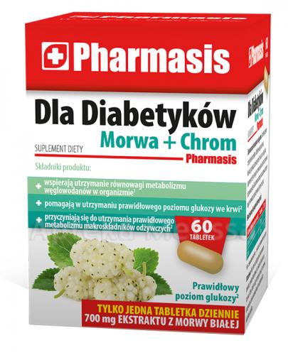  PHARMASIS Dla Diabetyków Morwa + Chrom - 60 tabl. - Apteka internetowa Melissa  