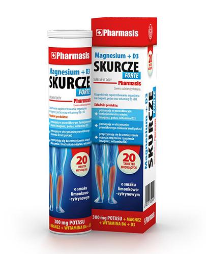 Pharmasis Magnesium + D3 Skurcze Forte, 20 tabletek musujących