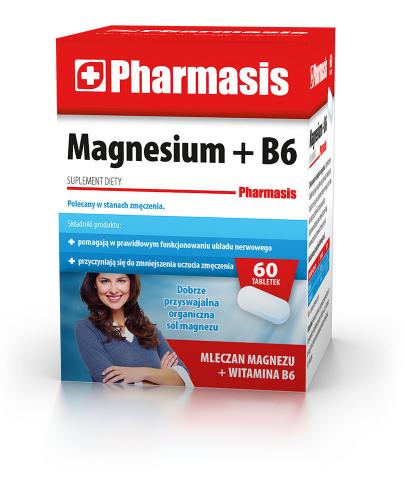  PHARMASIS Magnesium+B6 - 60 tabl. - Apteka internetowa Melissa  