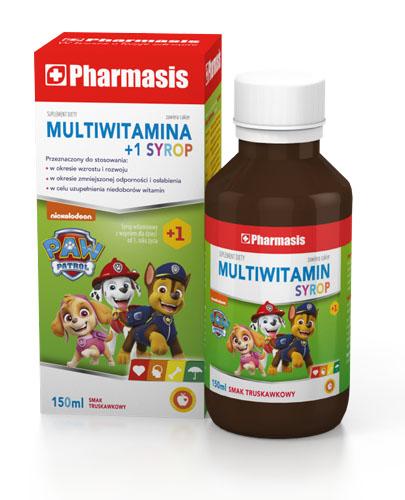 PHARMASIS Multiwitamina 1+ Syrop - 150 ml - Na wzmocnienie - cena, opinie, dawkowanie - Drogeria Melissa