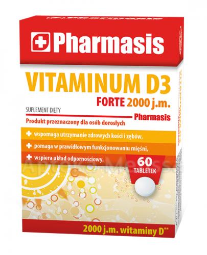  PHARMASIS Vitaminum D3 Forte 2000 j.m. - 60 tabl. - Apteka internetowa Melissa  